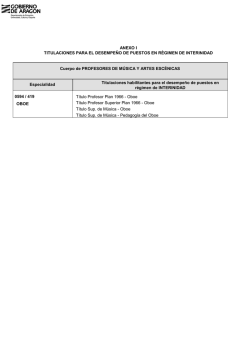 Anexo I Titulaciones 0594 419 Oboe