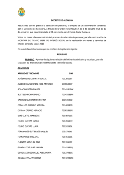 Relaci&oacute;n definitiva monitor tiempo libre inter&eacute;s social