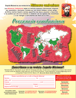 Presencia combonianaSan Daniel Comboni