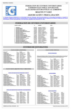 FCU2015_009 - Universidad Central de Venezuela