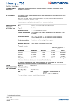 Intercryl&reg; 700 - Protective Coatings