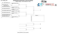 sorteo - Federaci&oacute;n Galega de Judo