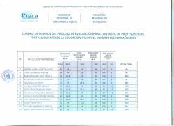 cuadro de meritos -fortalecimiento del deporte