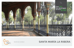 SANTA MAR&Iacute;A LA RIBERA - Recorridos Culturales