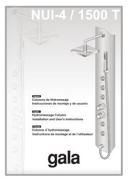 Installation and User`s Instructions