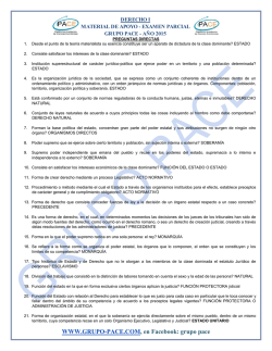Derecho I, Material apoyo primer parcial 2015 - grupo-pace