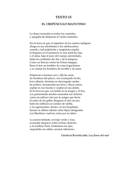 texto 15. las flores del mal