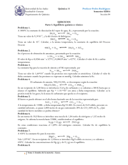 Universidad de los Andes Qu&iacute;mica 11 Profesor Pedro Rodr&iacute;guez