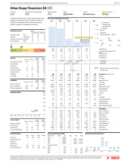 Urbas Grupo Financiero SA UBS
