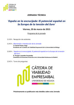 Descarga la informaci&oacute;n - C&aacute;tedra de Viabilidad Empresarial