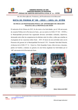 Leer m&aacute;s - Unidad de Gesti&oacute;n Educativa Local N&deg;14