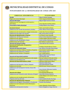 Directorio de Funcionarios