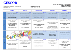 Men&uacute; Comedor - Colegio Maestro &Aacute;vila