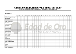 Registro de Actividades