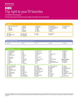 Flip right to your TV favorites