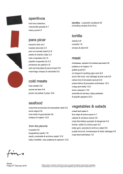 aperitivos para picar cold meats seafood tortilla meat