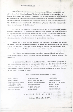 DECLARACION PUBLICA &bull; Ante 1" C&oacute;`mpa&ntilde;:~ convocQd:] pOT dI