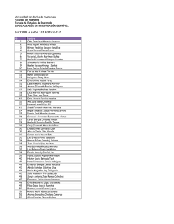 Listado secciones A y B Especializaci&oacute;n en Investigaci&oacute;n Cient&iacute;fica