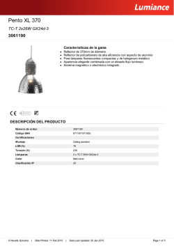 Hoja de datos - Havells Sylvania