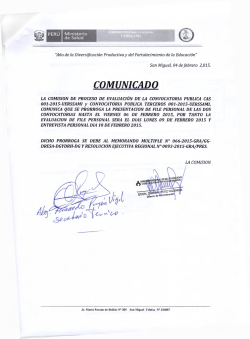 COMUNICADO - Direcci&oacute;n Regional de Salud Ayacucho