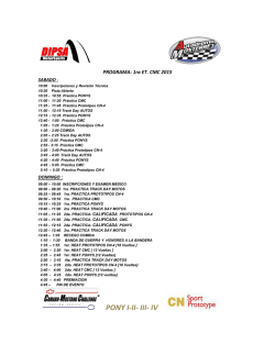 PROGRAMA DE EVENTO : CMC