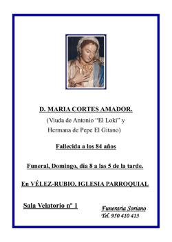 Funeraria Soriano Sala Velatorio n&ordm; 1