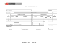 PI04-SANIPES-01 / Ver. 01 P&aacute;gina 1 de 1 PEDIDO