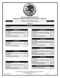 9 - Tribunal Federal de Conciliaci&oacute;n y Arbitraje