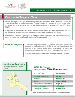 Gasoducto Tuxpan - Tula