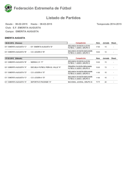 En nuestro campo - E.F. Em&eacute;rita Augusta