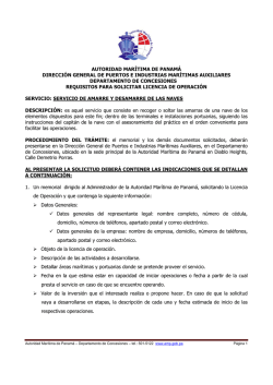 amarre y desamarre de las naves