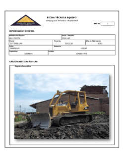 FICHA T&Eacute;CNICA EQUIPO - amezquita naranjo ingenieria