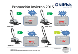 Ofertas NILFISK 2015