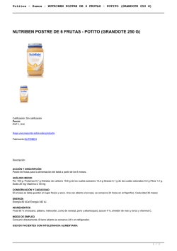 NUTRIBEN POSTRE DE 6 FRUTAS