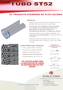 TUBO ST52 - Gruas & Equipos SAS