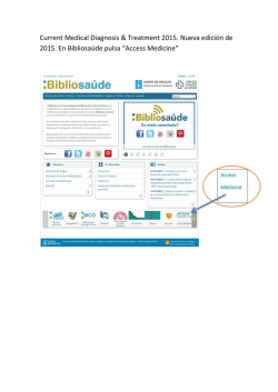Current Medical Diagnosis & Treatment 2015. Nueva