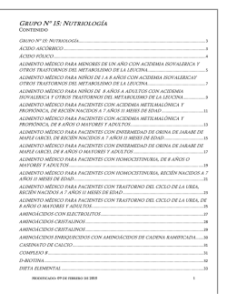 Grupo N&ordm; 15: Nutriolog&iacute;a