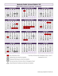 Academic - Batavia Public School District 101