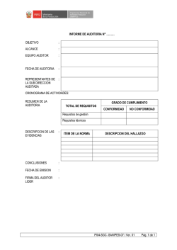 PI04-SGC -SANIPES-07 / Ver. 01 P&aacute;g. 1 de 1 OBJETIVO