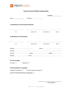 Solicitud Pago Periodo Garantizado