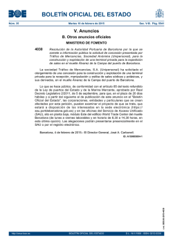 PDF del anuncio