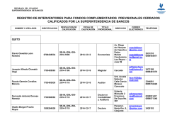 registro de interventores para la web sb