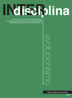 INTERdisciplina Vol. 3 No. 5, enero-abril 2015