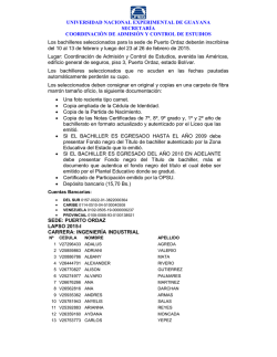 UNIVERSIDAD NACIONAL EXPERIMENTAL DE GUAYANA