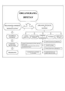 ORGANIGRAMA RFETAV