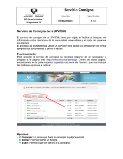 Manual de uso - Universidad del Pa&iacute;s Vasco (UPV/EHU)