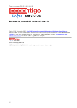 Resumen de prensa RSE 2015-02-10 08:01:21 - ccoo