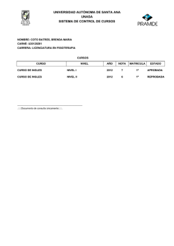 universidad aut&oacute;noma de santa ana unasa sistema de control de