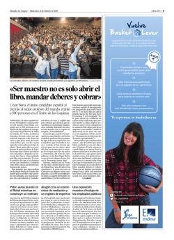 &laquo;Ser maestro no es solo abrir el libro, mandar deberes y cobrar&raquo;