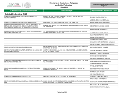 Directorio por Entidad Federativa